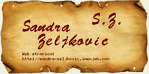 Sandra Zeljković vizit kartica